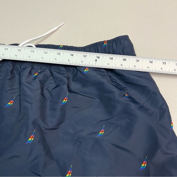 Nautica Blue Swim Trunks with Classic Design - Picture 8 of 8